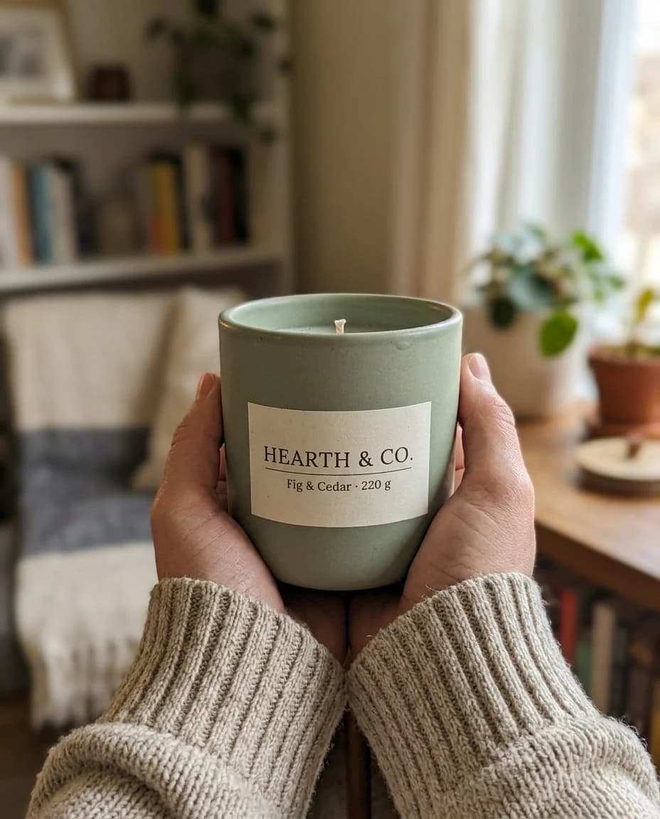In hand example for Home